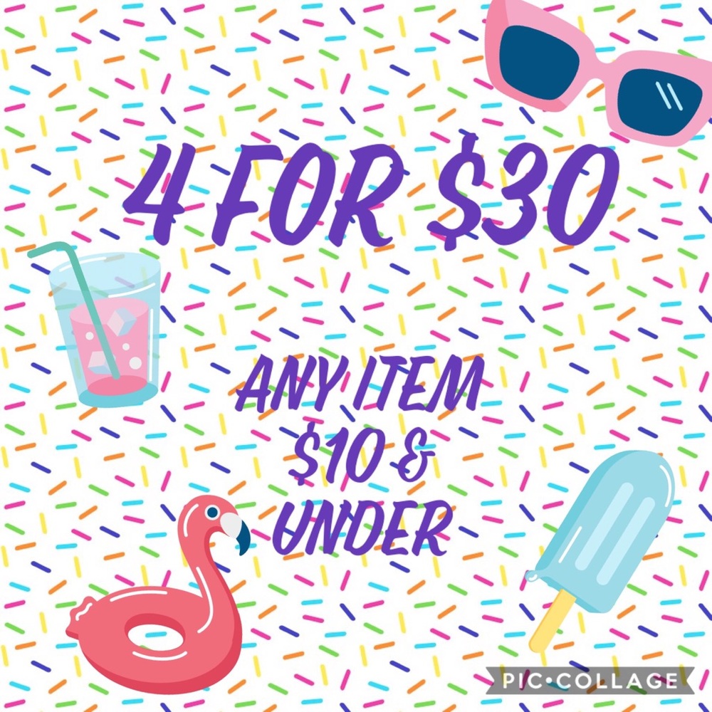 ☀️ 4 for $30 ☀️